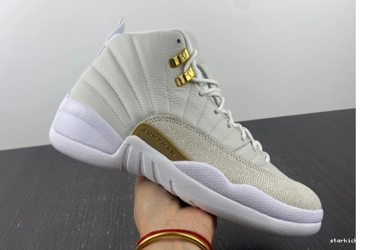 873864-102 OVO 12 873864-102 Retro Jordan White 0419